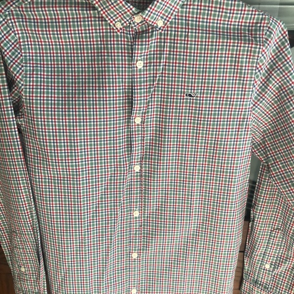 Vineyard Vines Arawak Gingham Whale Button Down - Picture 2 of 4